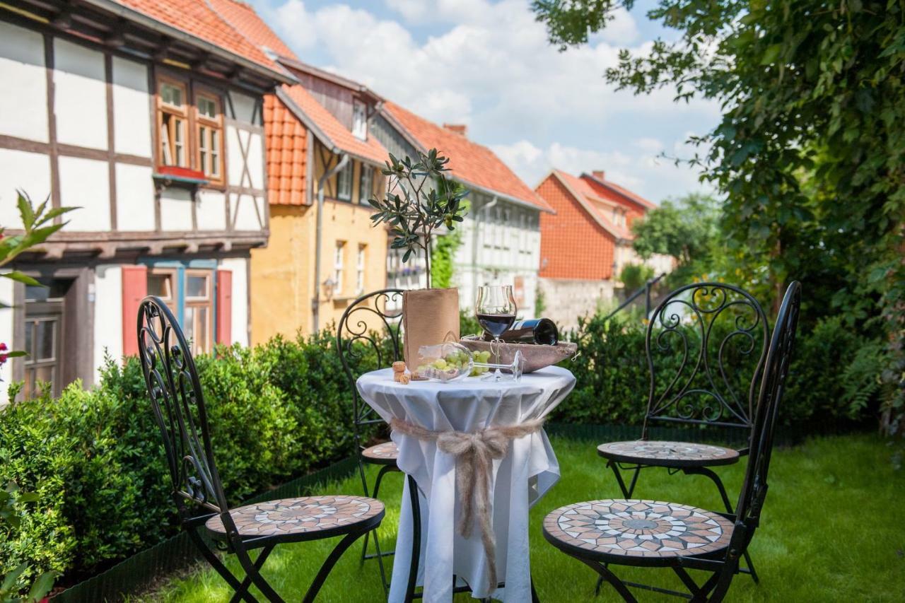 Ferienhaus Schlossgarten 크베들린부르크 외부 사진